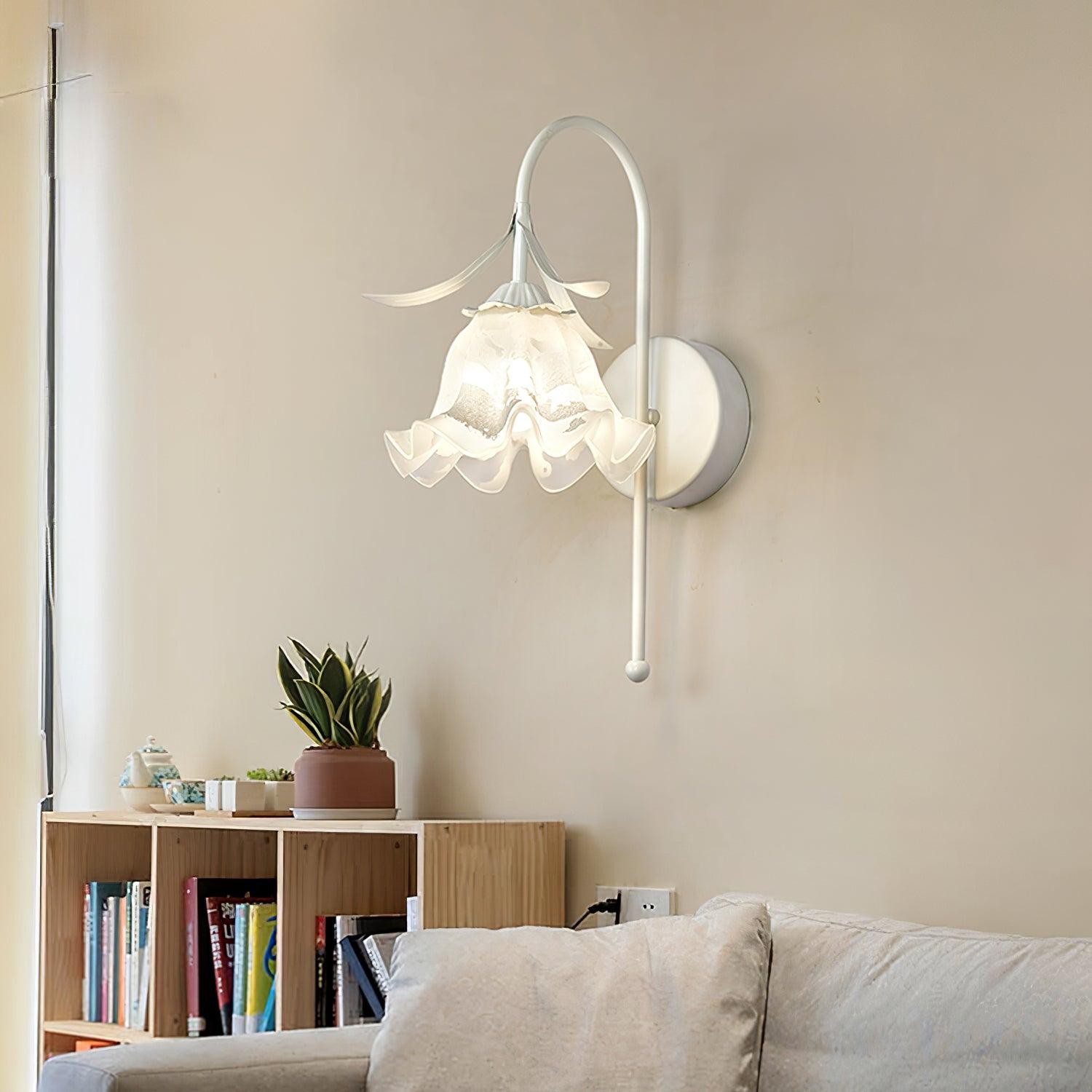French Cream Style Flower Wall Lamp M146