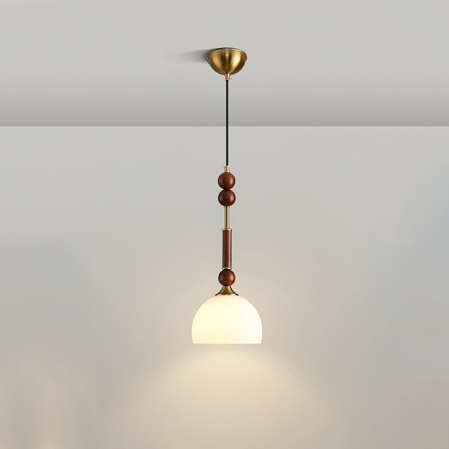 Retro Solid Wood Series Pendant Lamp M524