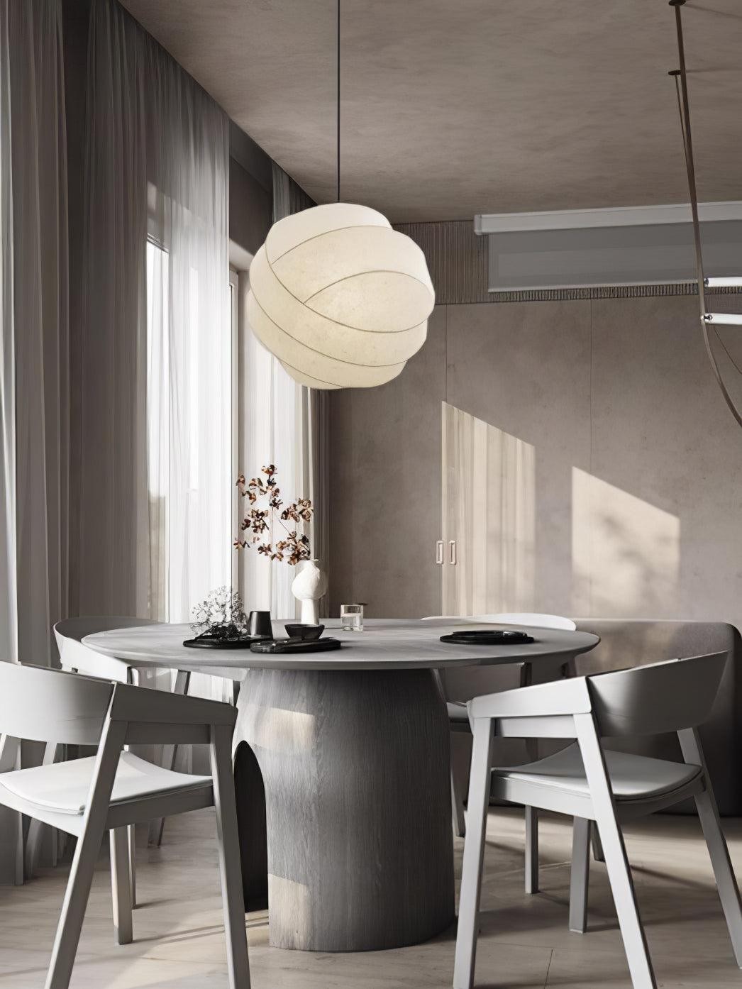 Wabi-Sabi Style Fiber Cocoon Pendant Lamp M505