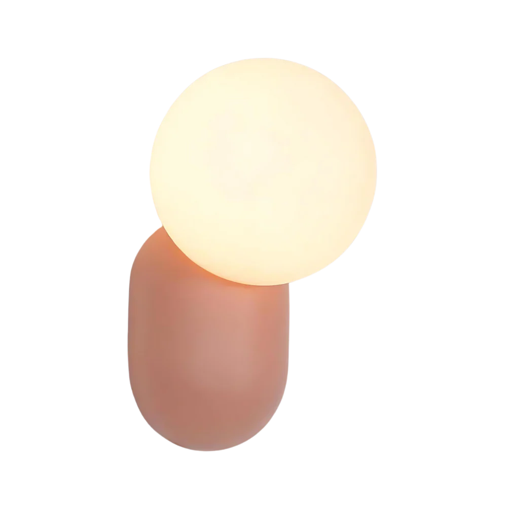 Luma Nordic Glass Orb Wall Light D784