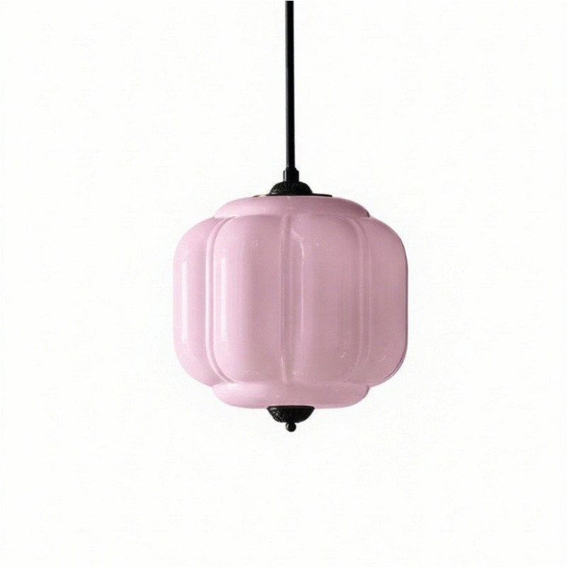Vintage Cream Glass Pendant Light – Eloise Retro Chandelier S195