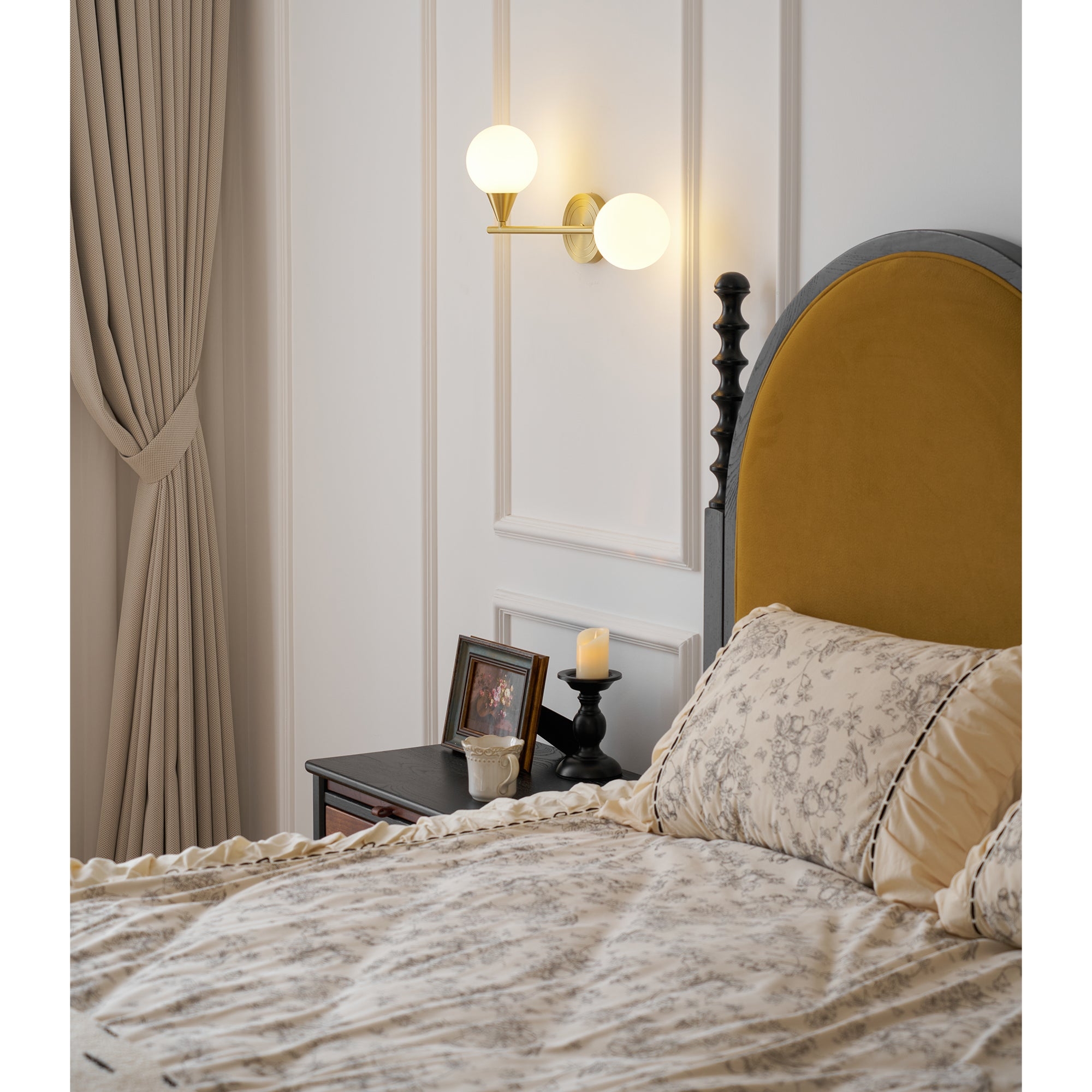 Holten Brass Armed Sconce D409