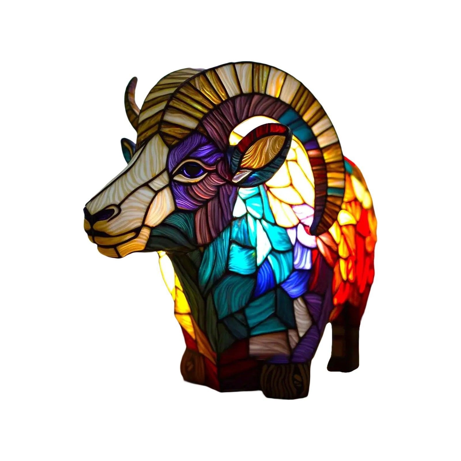 Magical Animal Statue Resin Table Lamp M53