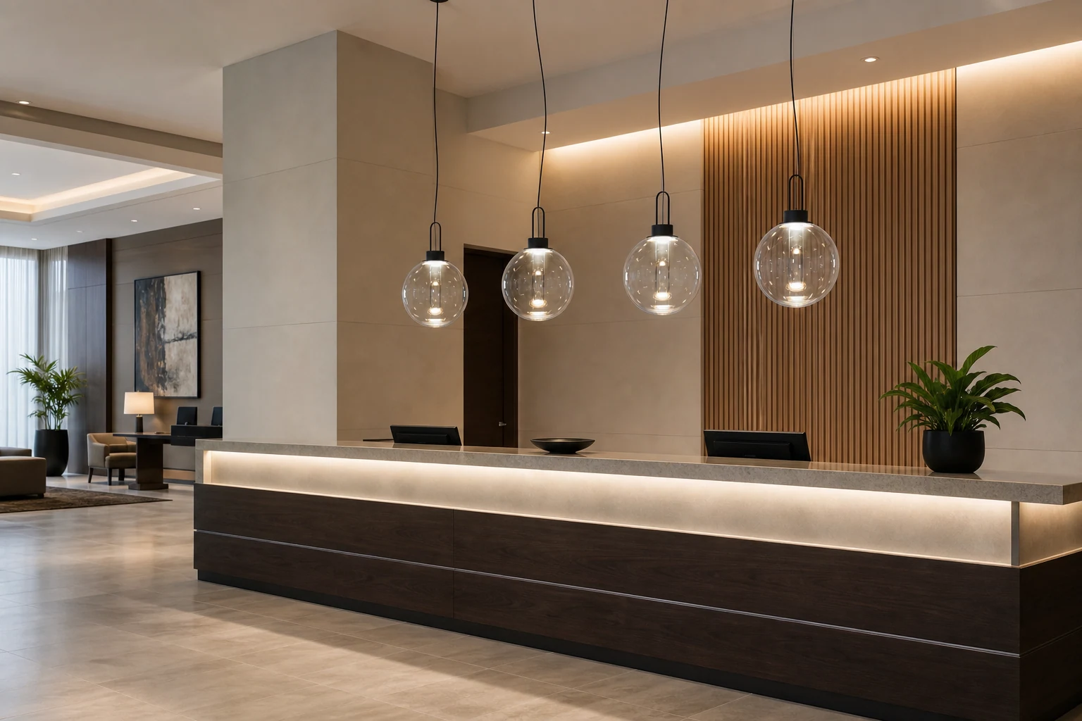 Lampa wisząca M40 z przezroczystego szkła w stylu lifestyle
