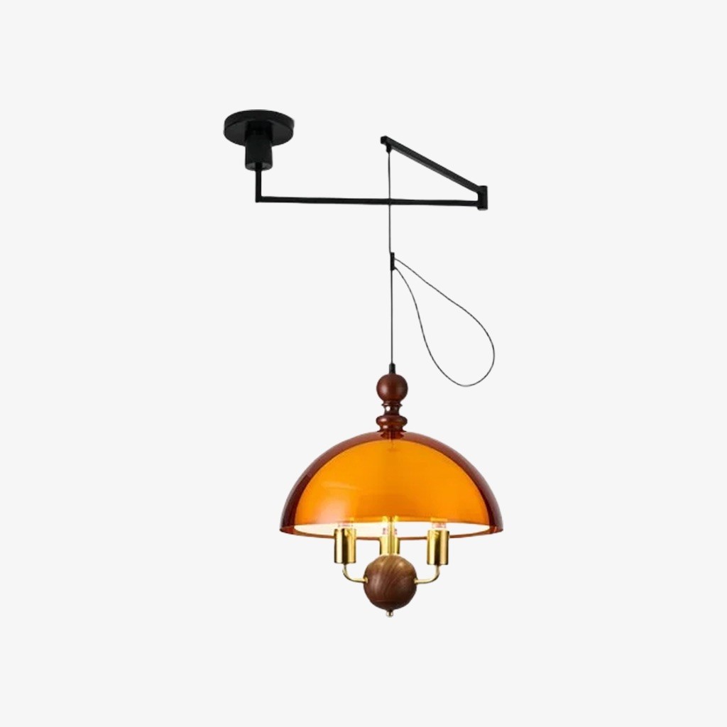 Afterglow Sunset Medieval Pendant Light - French Acrylic Pendant for Dining and Foyer T491