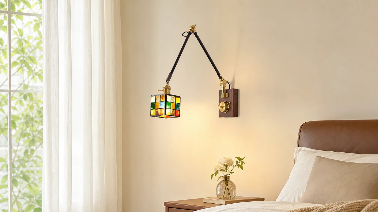 Lampa wisząca Zest Flare D243 zainstalowana w ciepłej kuchni