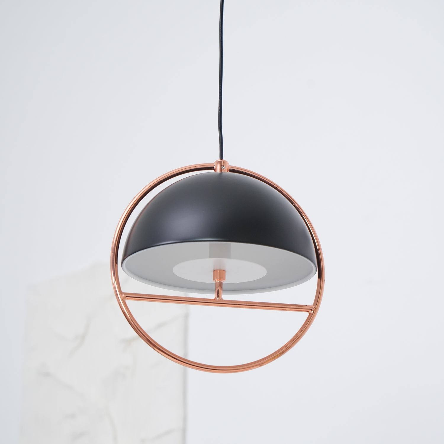 Nordic Hemispherical Ring Metal Pendant Lamp M551