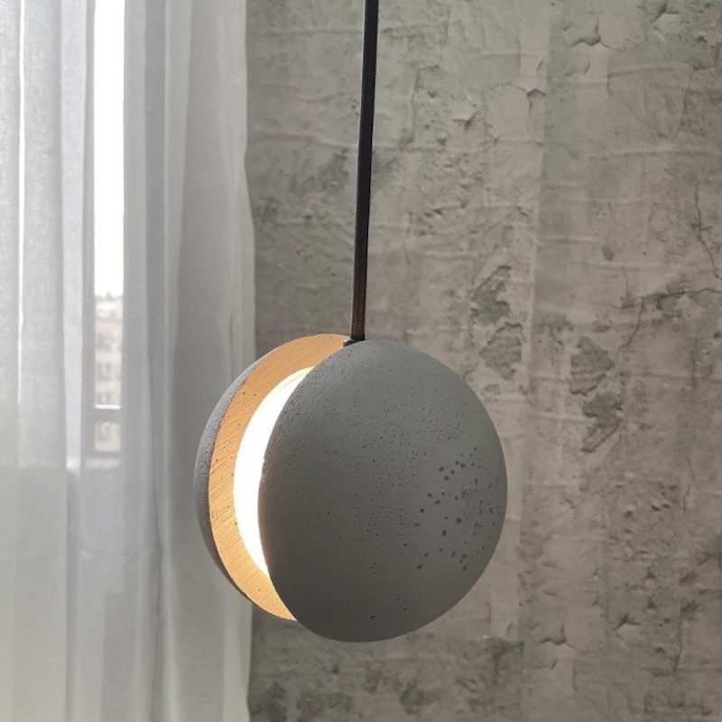 MARS Concrete Pendant Light For Living Room