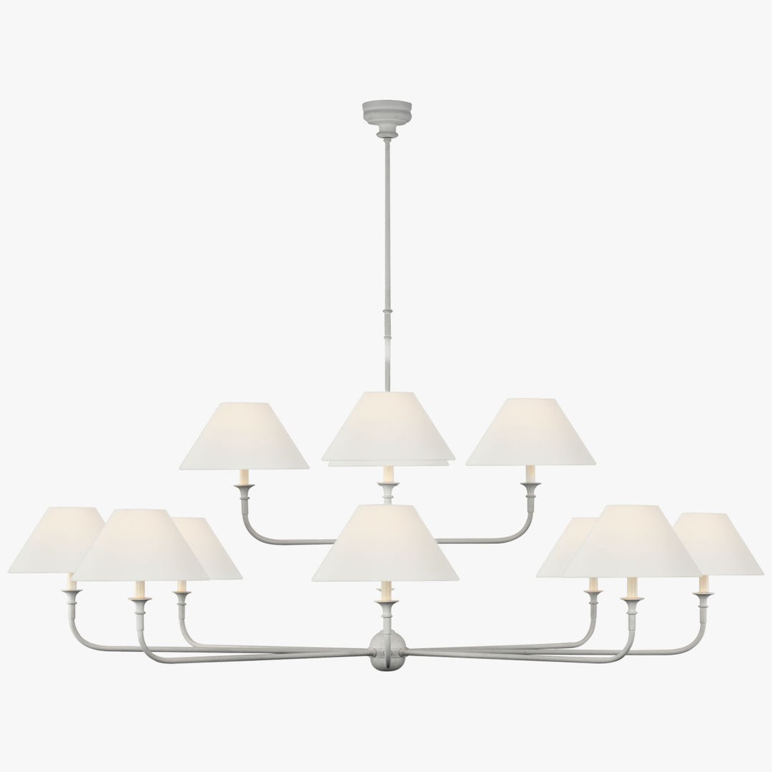 Piaf Geometric Metal Chandelier – Industrial Style for Dining Room T198