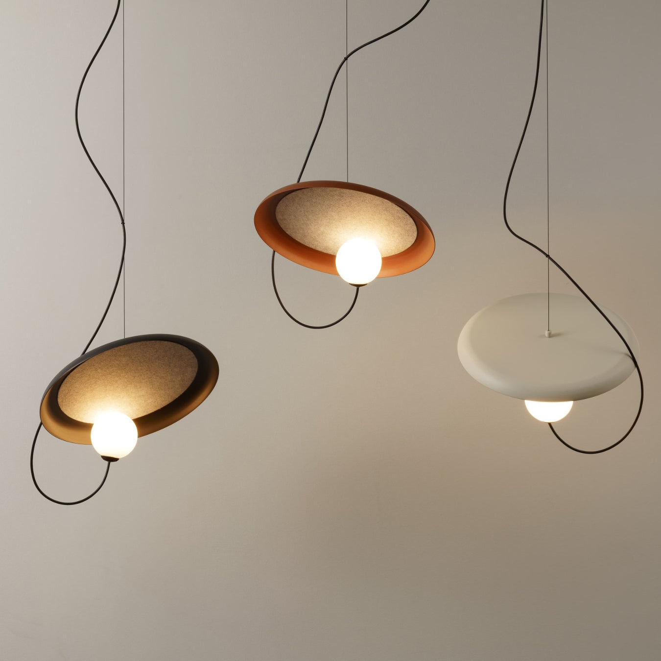 Acoustic Disc Pendant Lamp D448