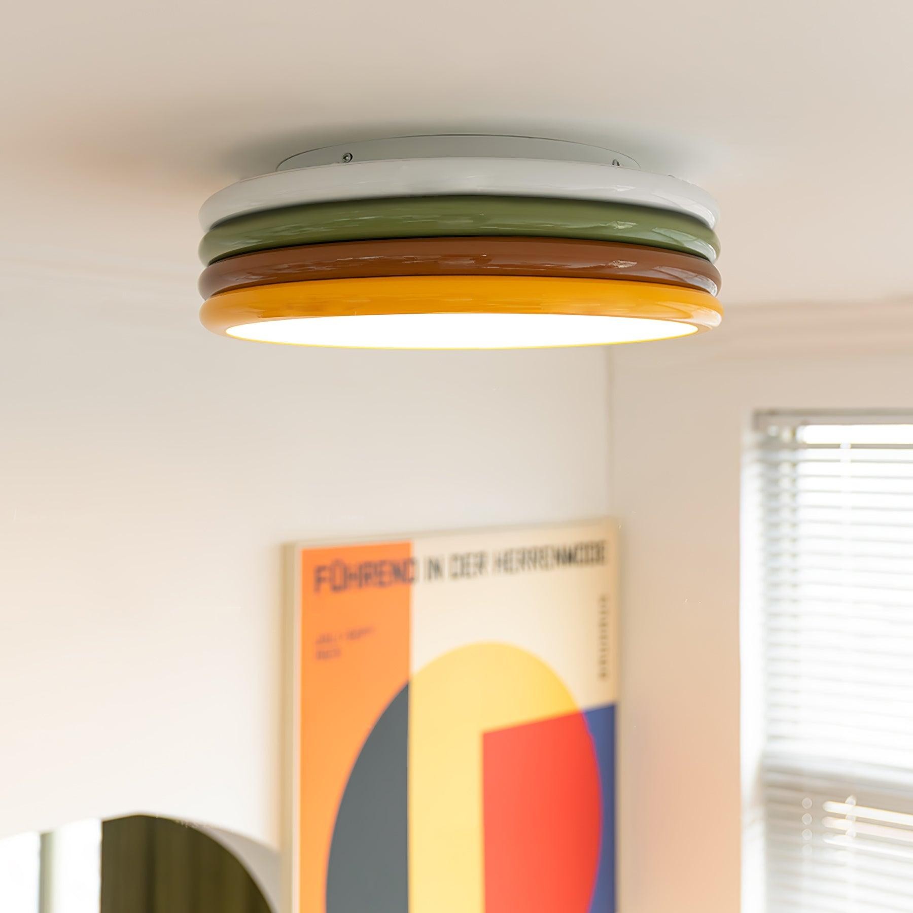 Scandinavian Simple Colorful Acrylic Ceiling Lamp For Bedroom M393