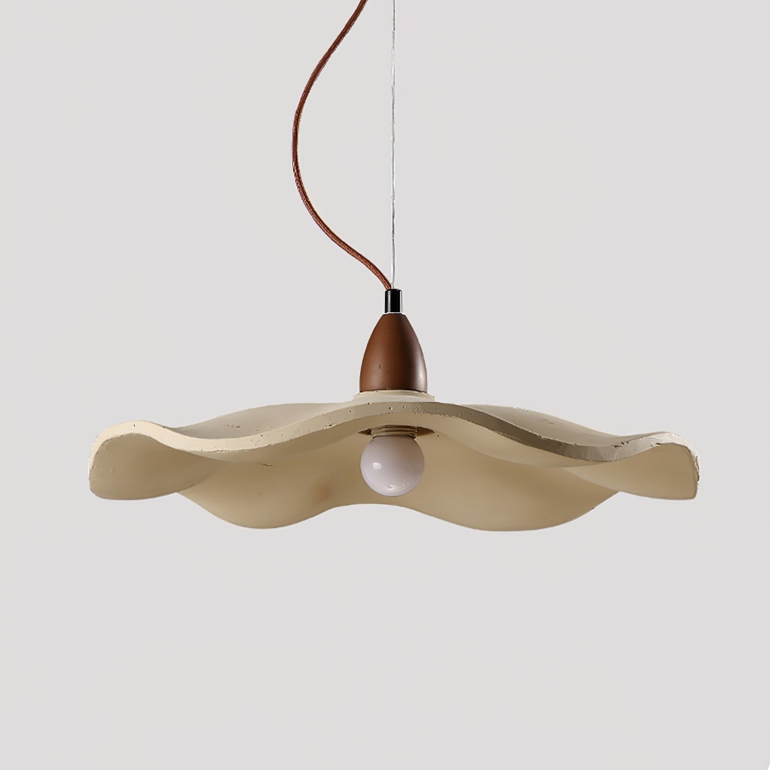 Japanese Wabi-Sabi Style Cement Wave Pendant Lamp M80