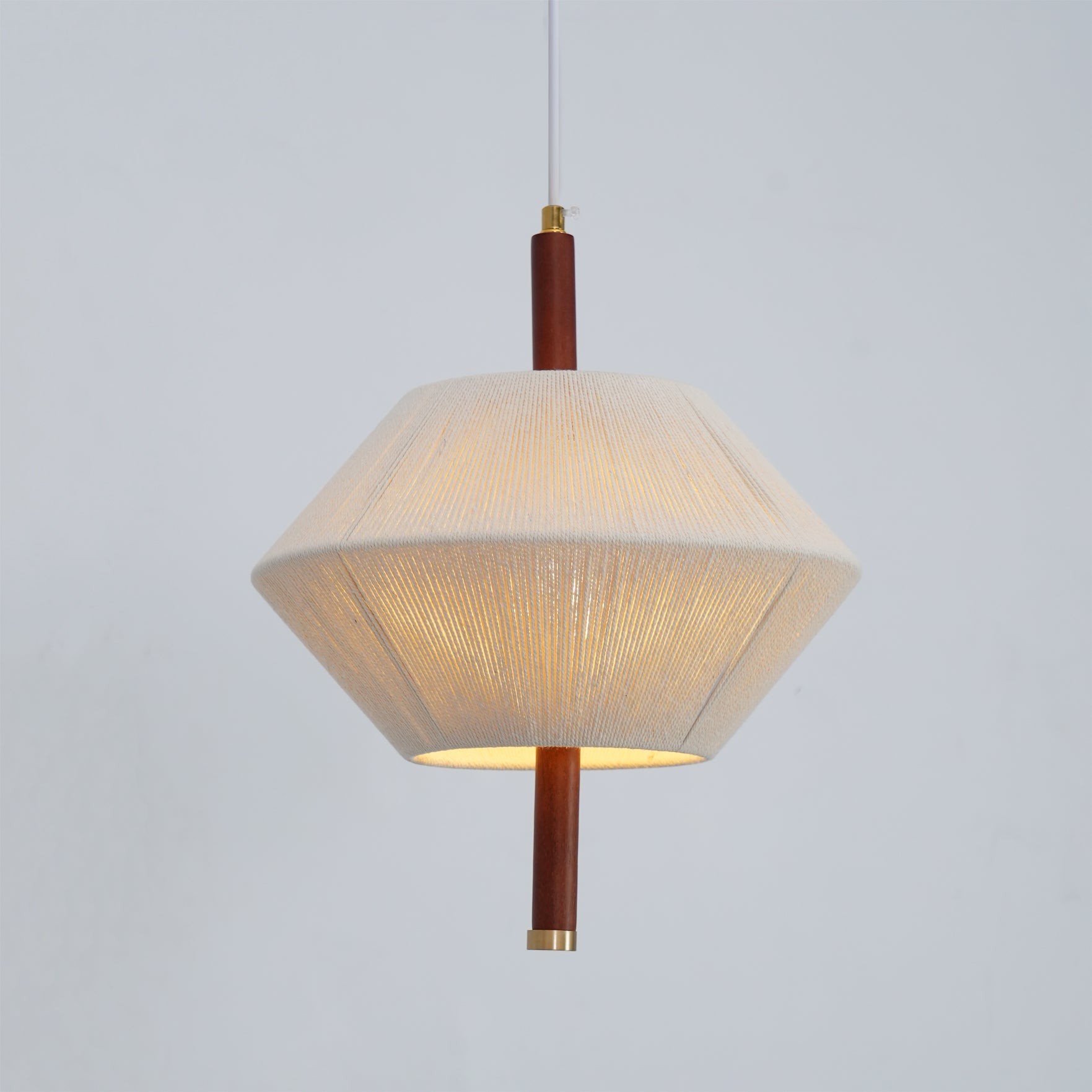 Japanese Wabi-Sabi Style Woven Fabric Pendant Lamp M109