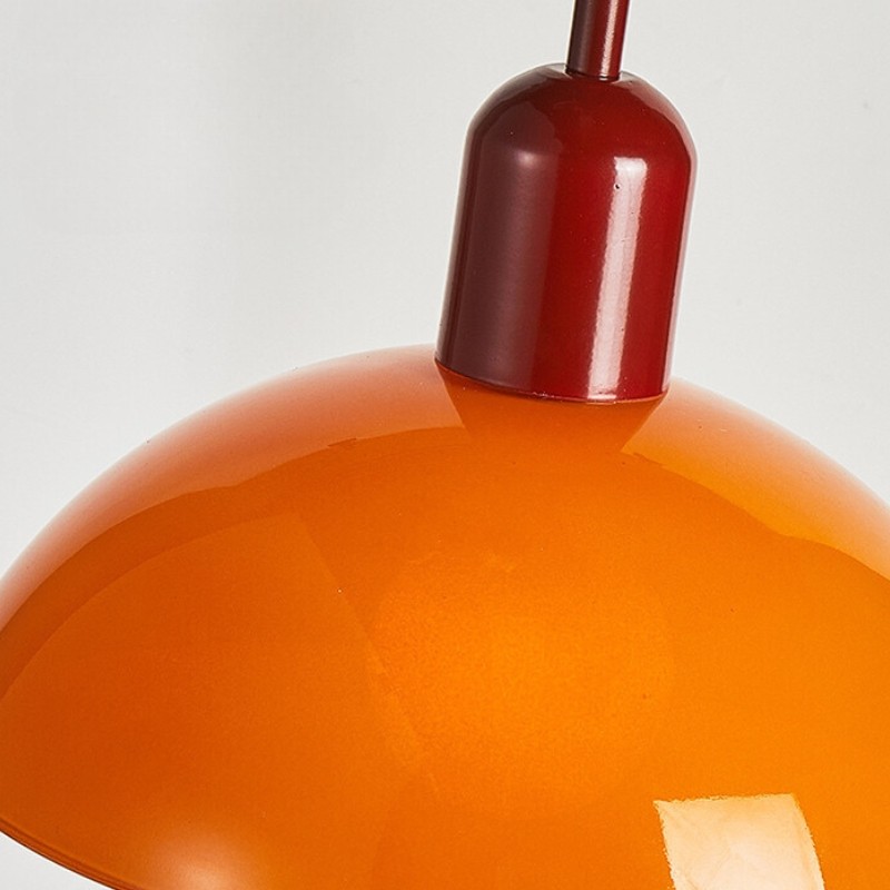 Bauhaus Stained Bowl Glass Pendant Light S164