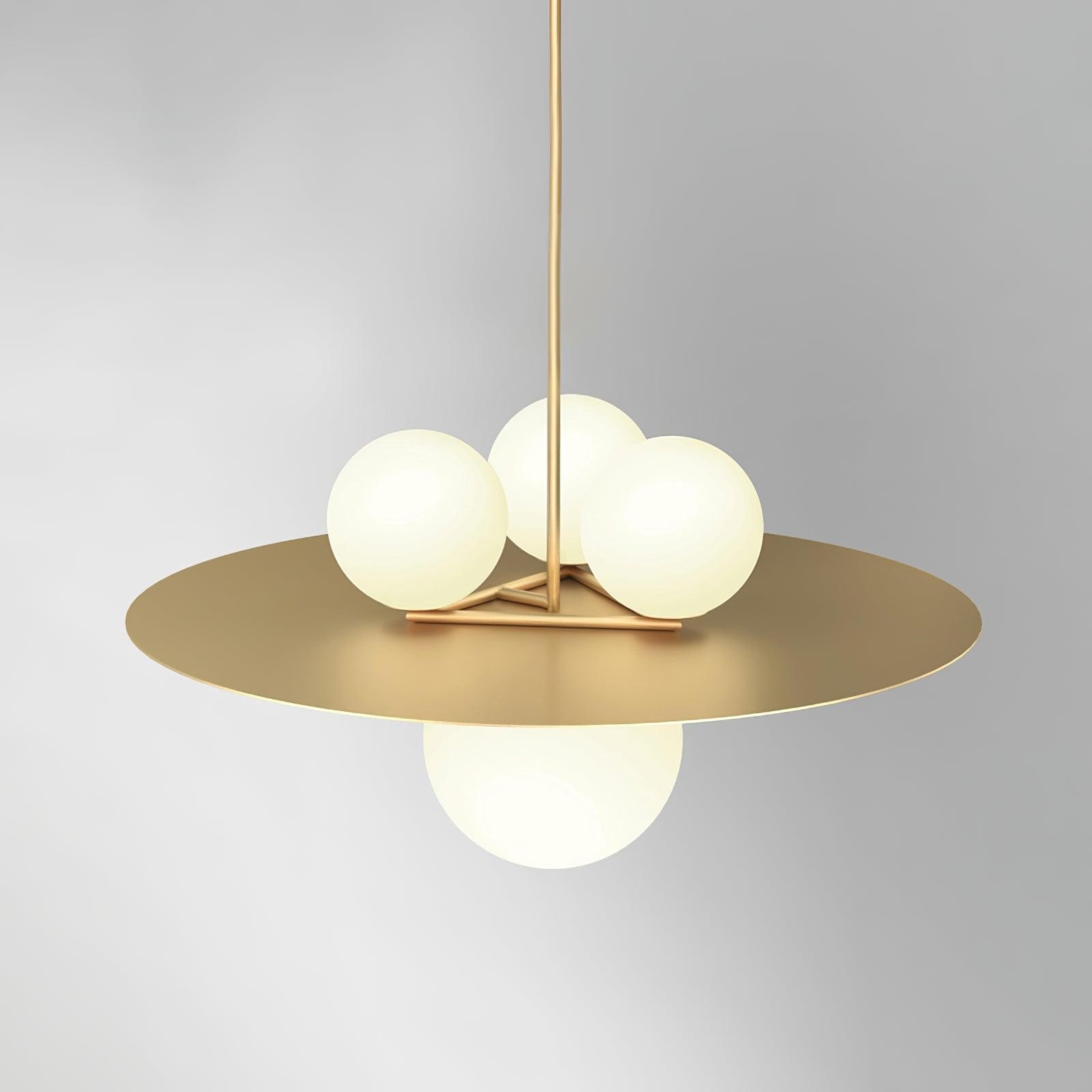 Metal Disc With Ball Pendant Light M94