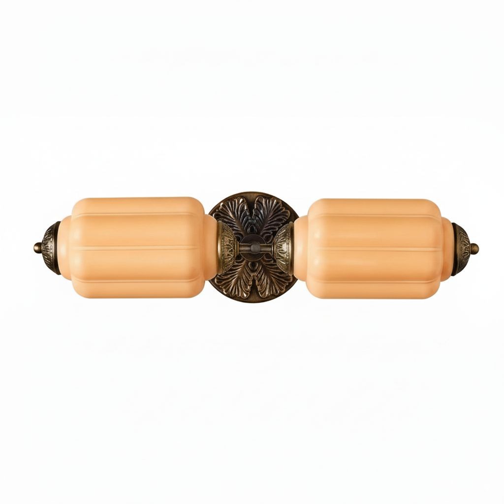 Eloise Pumkin Glass Vanity Sconce G51