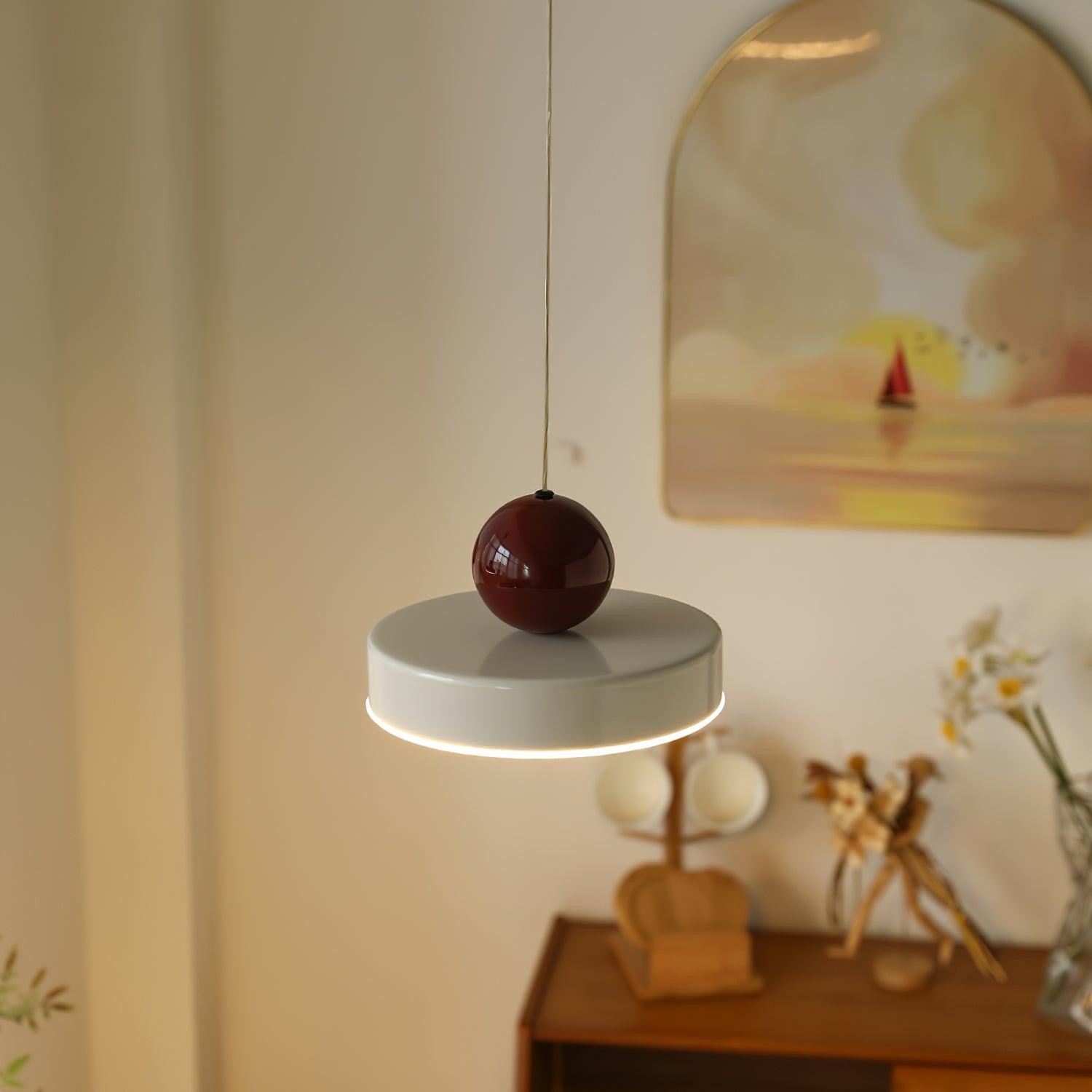 Modern Minimalist Round Led Pendant Light For Kitchen Island M225