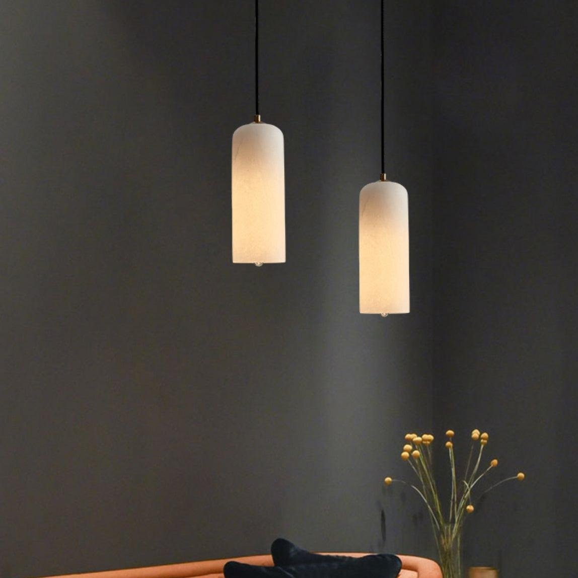 Nordic Modern  Alabaster Monty Pendant Light D888