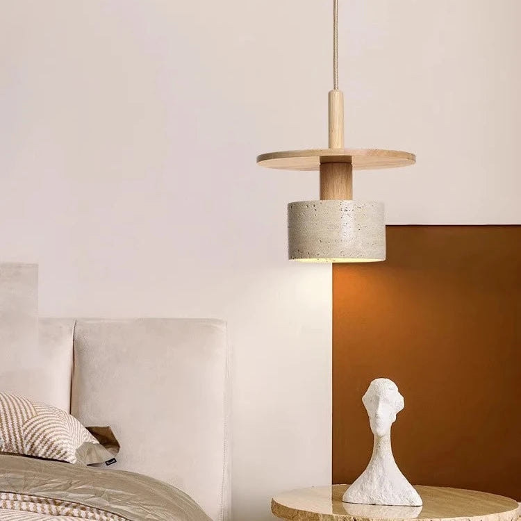 Travertine Vintage Retro Style Pendant Light D924