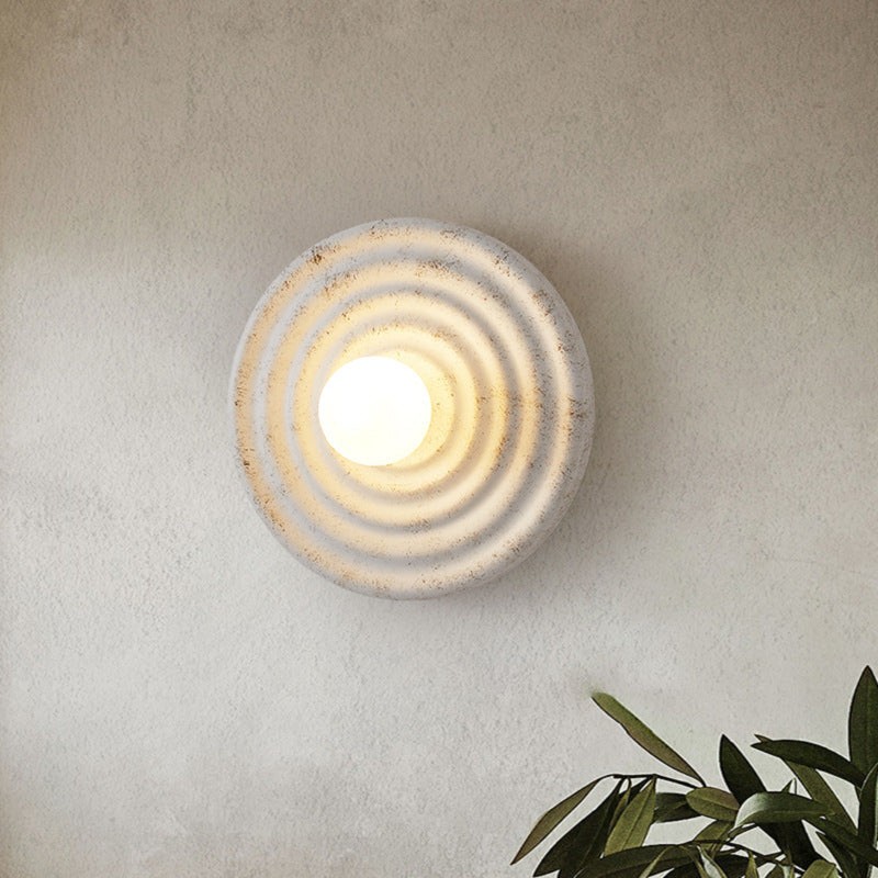 Japanese Wabi-sabi Round Indoor Wall Lamp M103