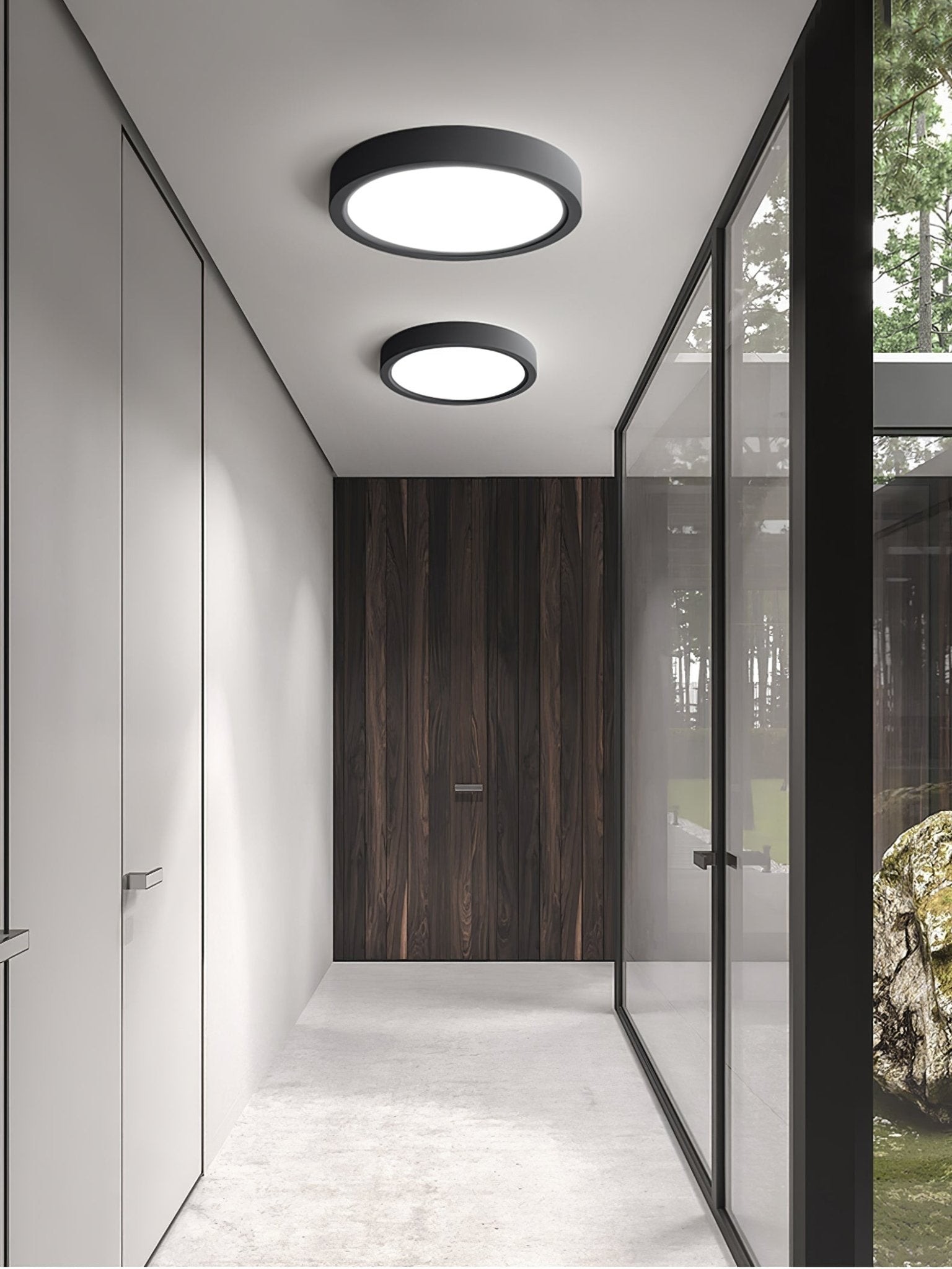 Minimalist Modern Round Acrylic Ceiling Light For Bedroom M498