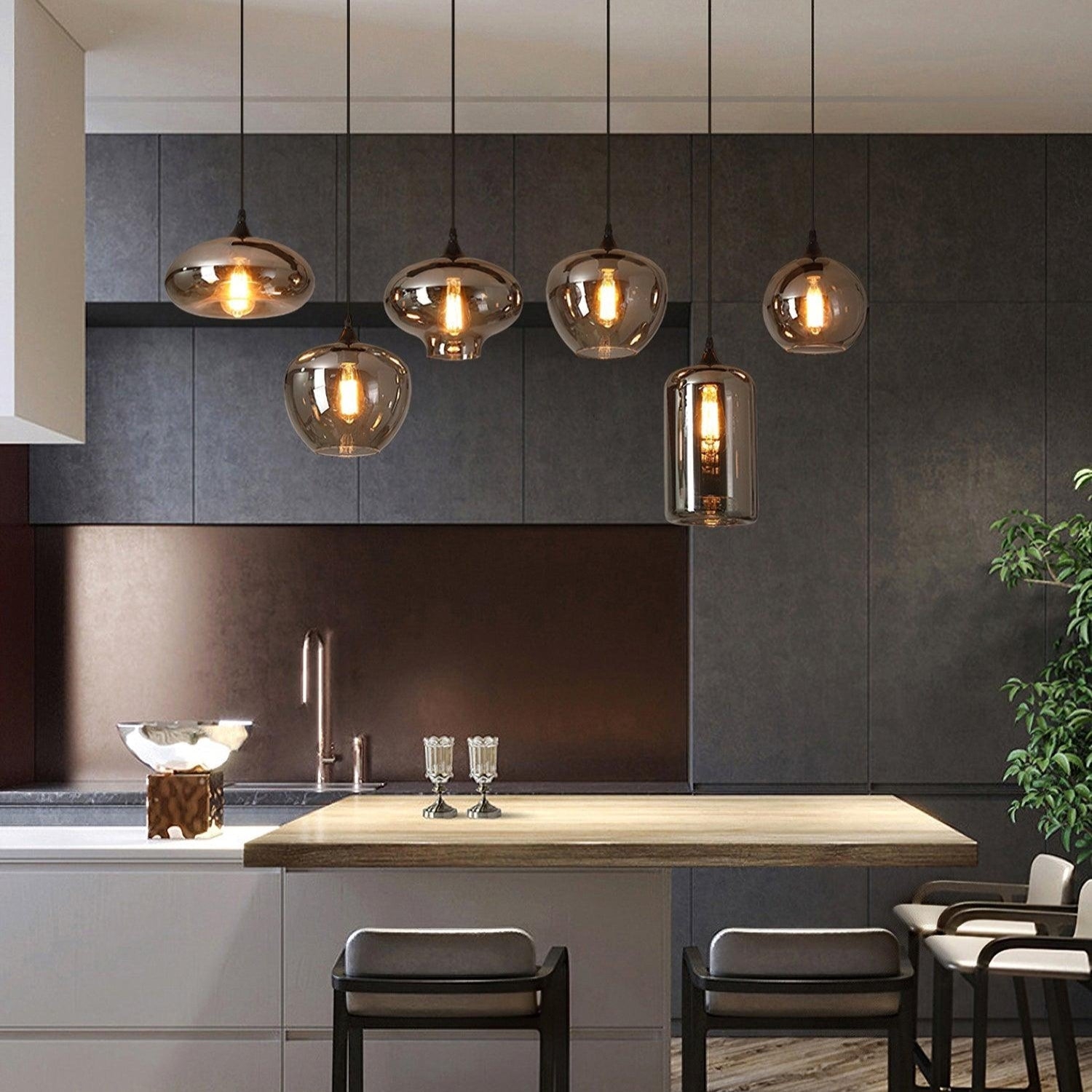 Bottle Pendant Light D363