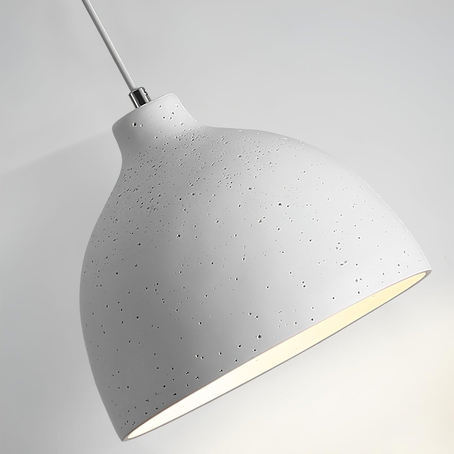 Modern Minimalist Industrial Resin Bowl LED Pendant Light M433