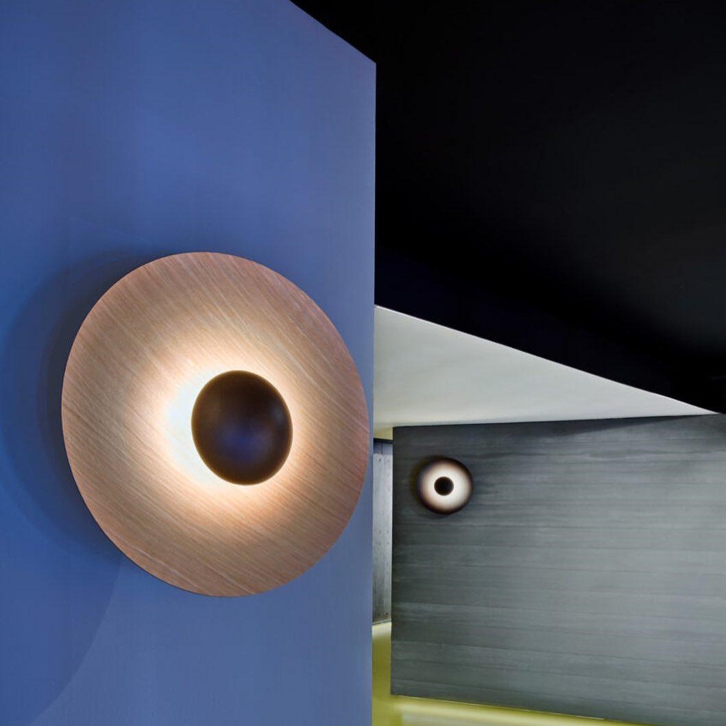 Simplicity Round Ginger Glow Wall Light S188