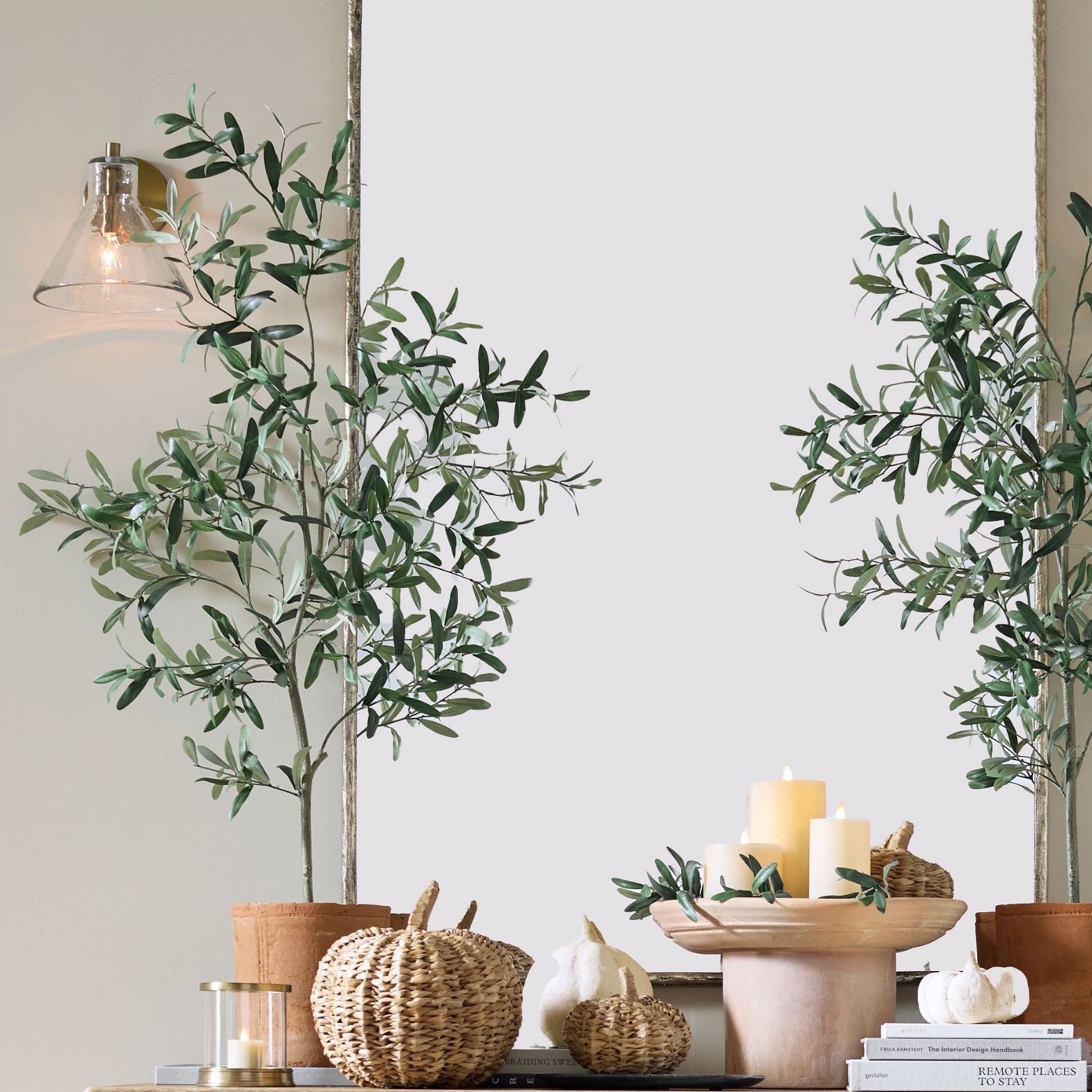 Glavira Recycled Glass Double Sconce - Indoor Brass Wall Lighting T049