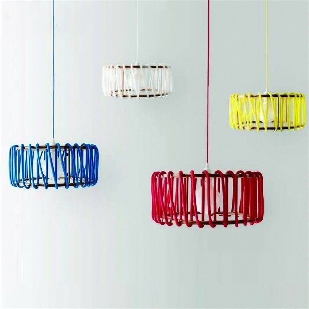 Nordic Wooden Macaron Pendant Lamp S143