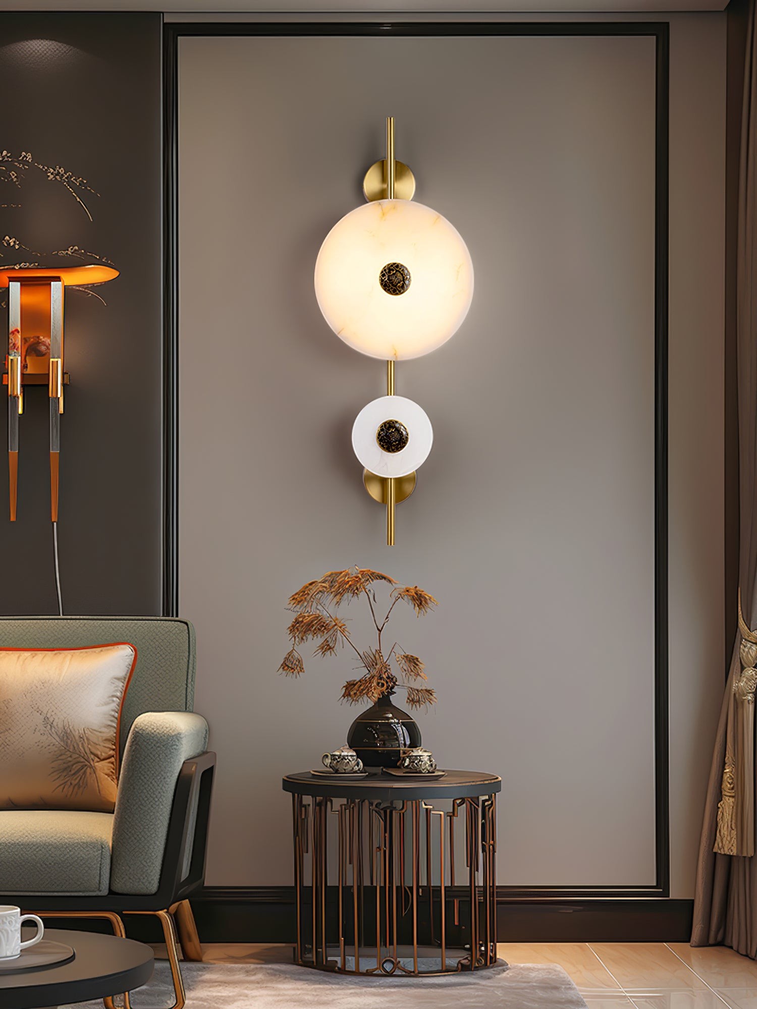 Light Luxury Disc-Shaped Wall Lamp M95