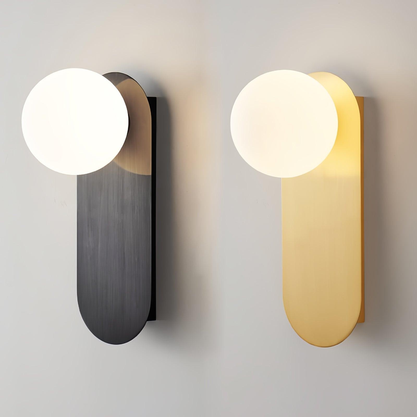 Modern Glass Base Sconce M381