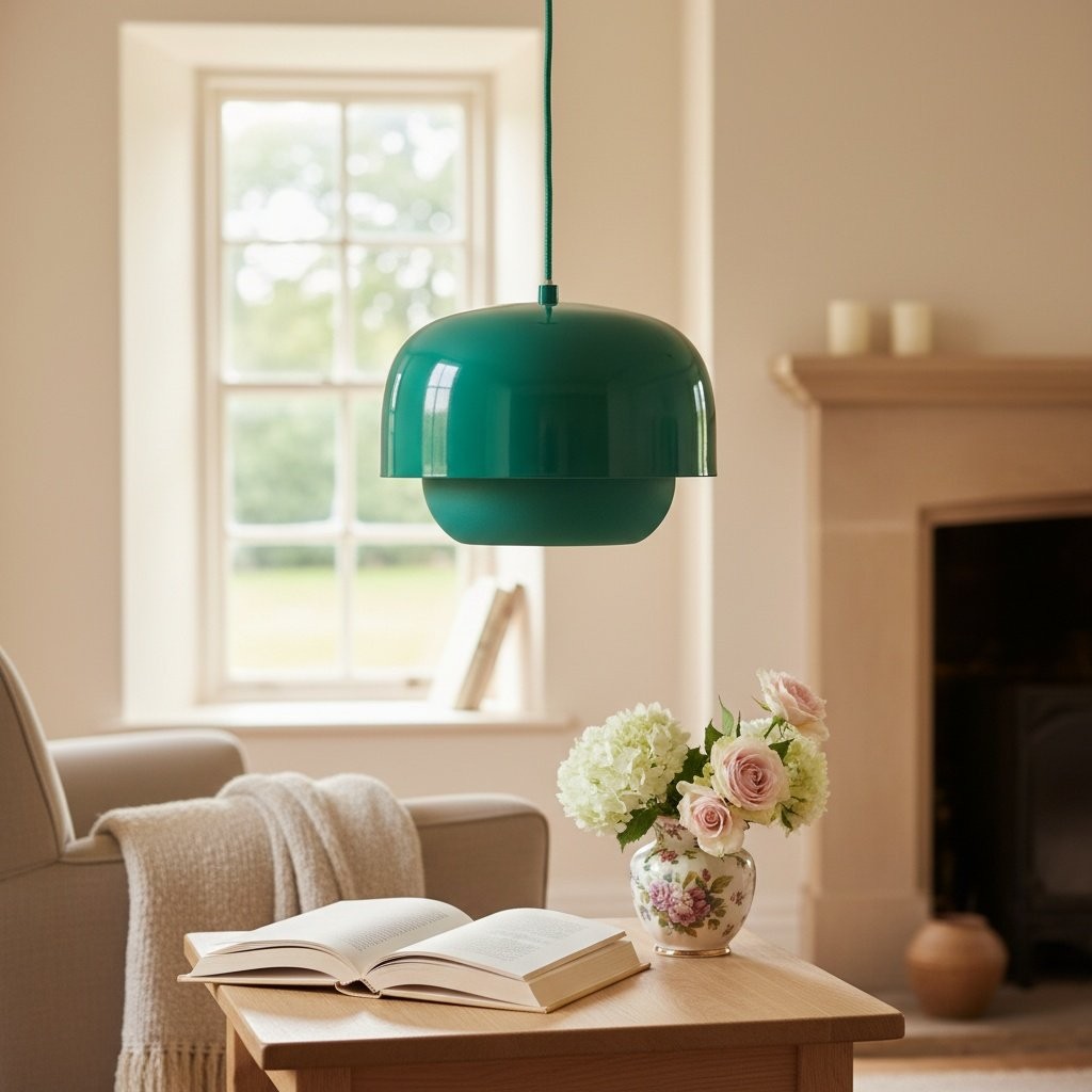 Clinco Retro-Modern Metal Pendant - Dual Shade Dome Light T413