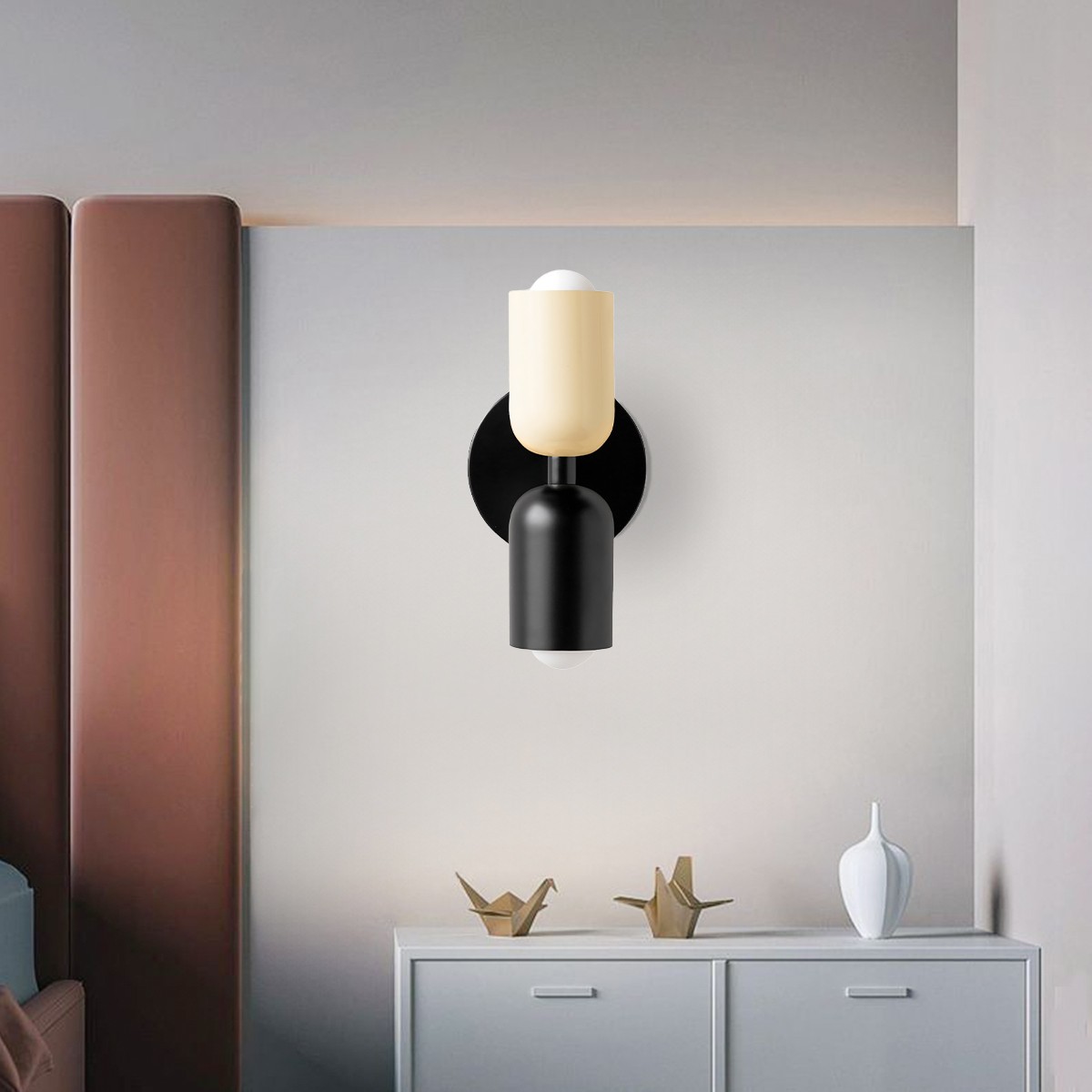 Colorful Double Head Up Down Wall Sconce S113