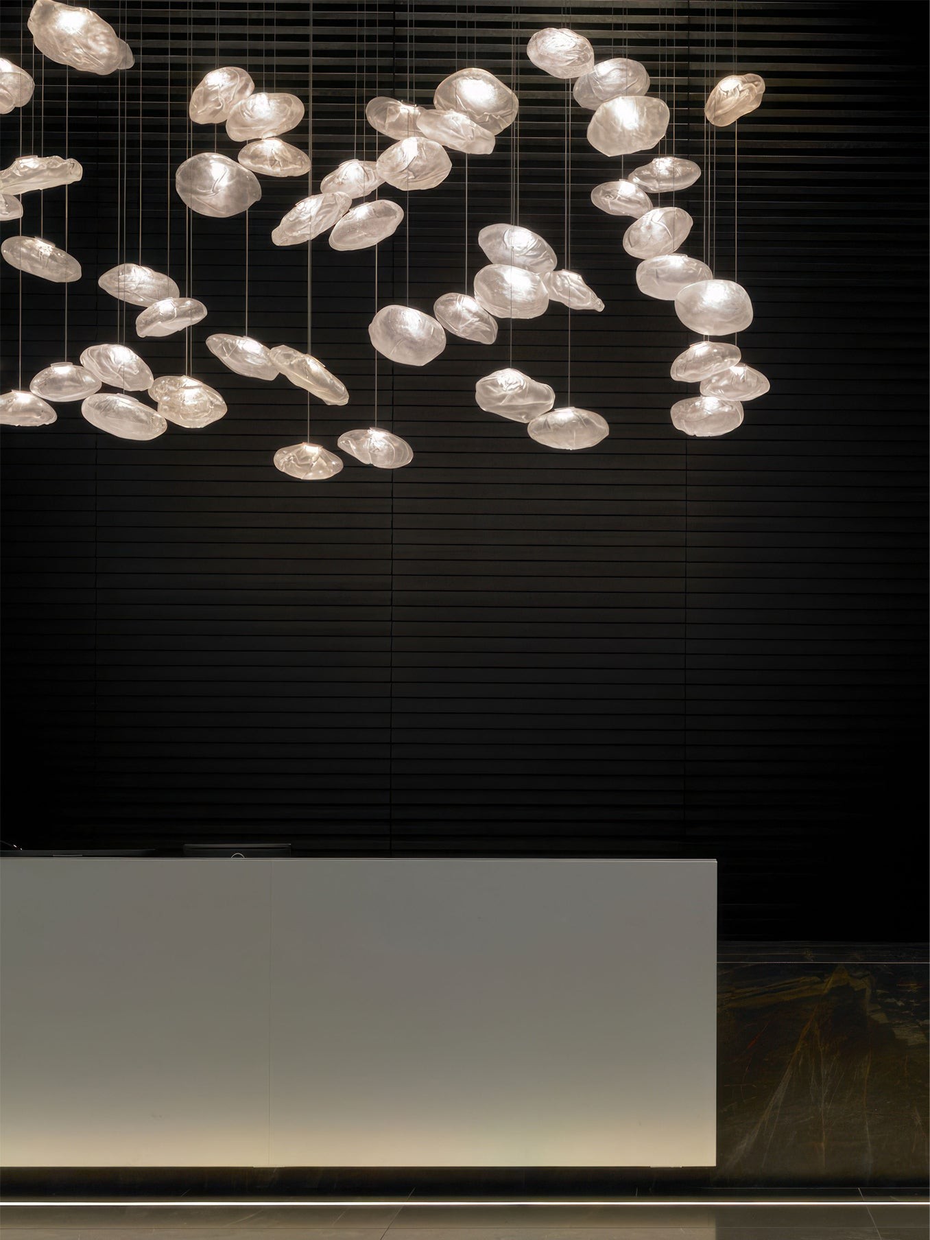 Multi-Head Irregular Glass Bubble Chandelier M180