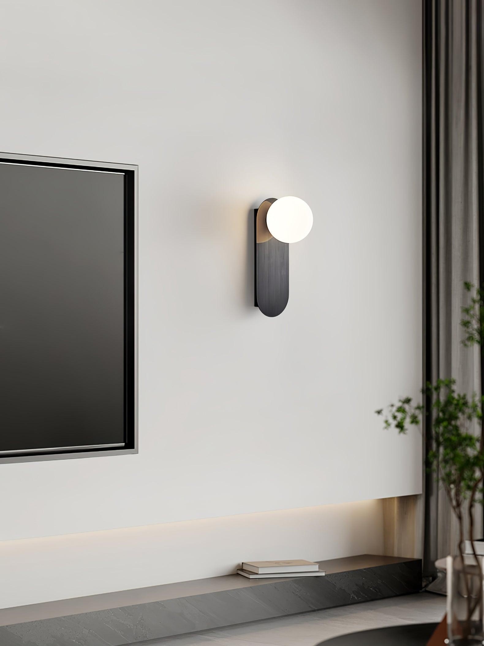 Modern Glass Base Sconce M381