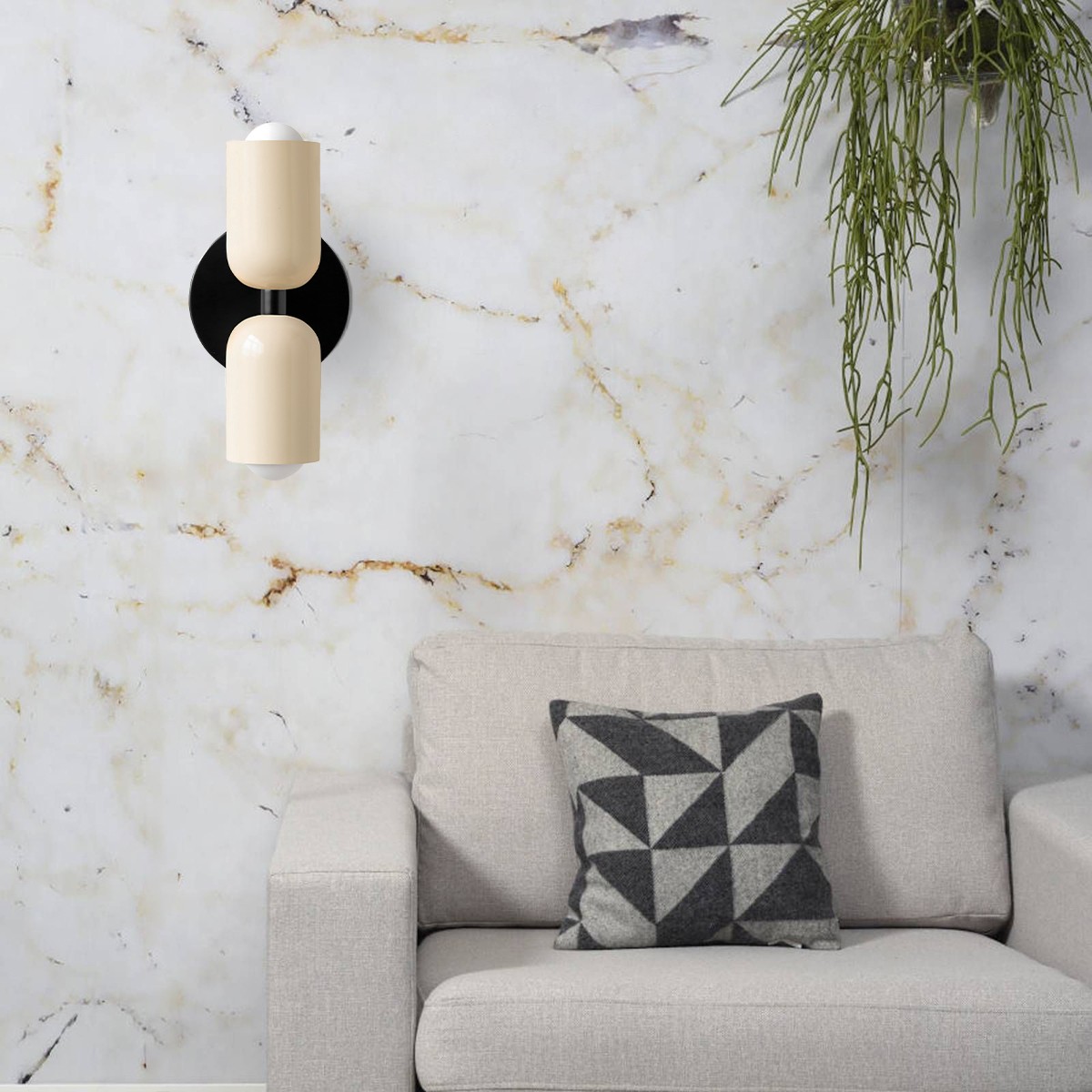 Colorful Double Head Up Down Wall Sconce S113