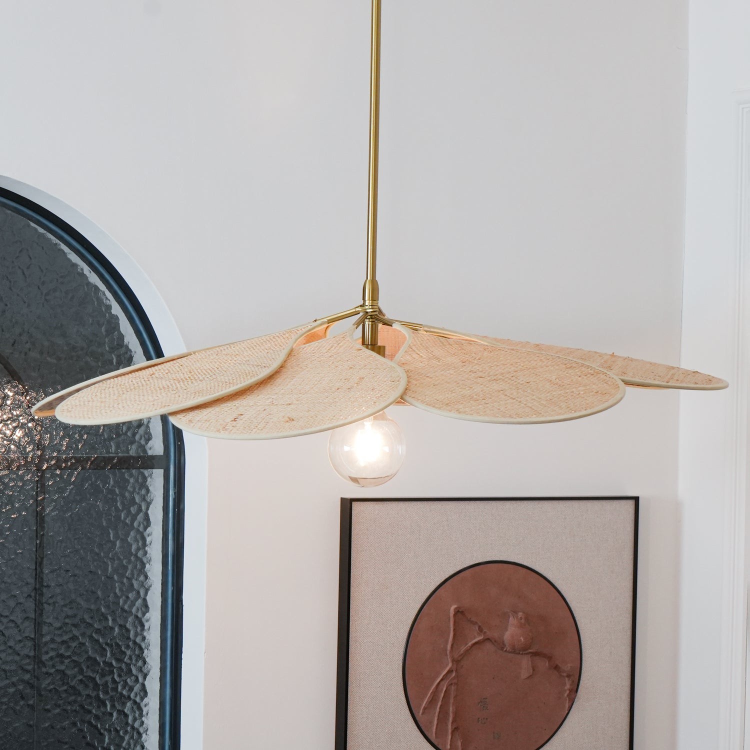 Petals Bloom Rattan Pendant Lamp M532