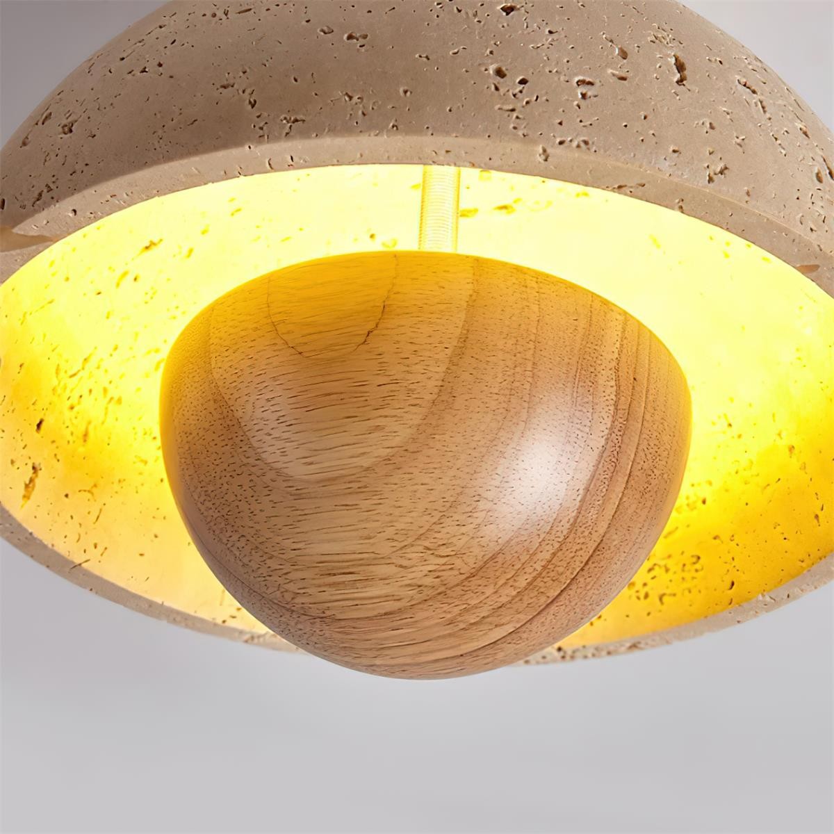 Japanese Wooden Inverted Ceiling Light M189