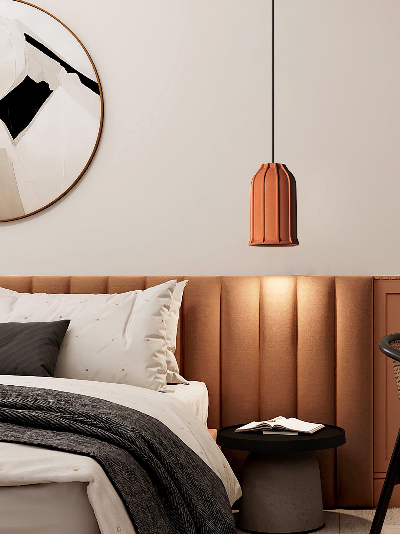 Industrial Style Cement Terracotta Craft Pendant Light M423