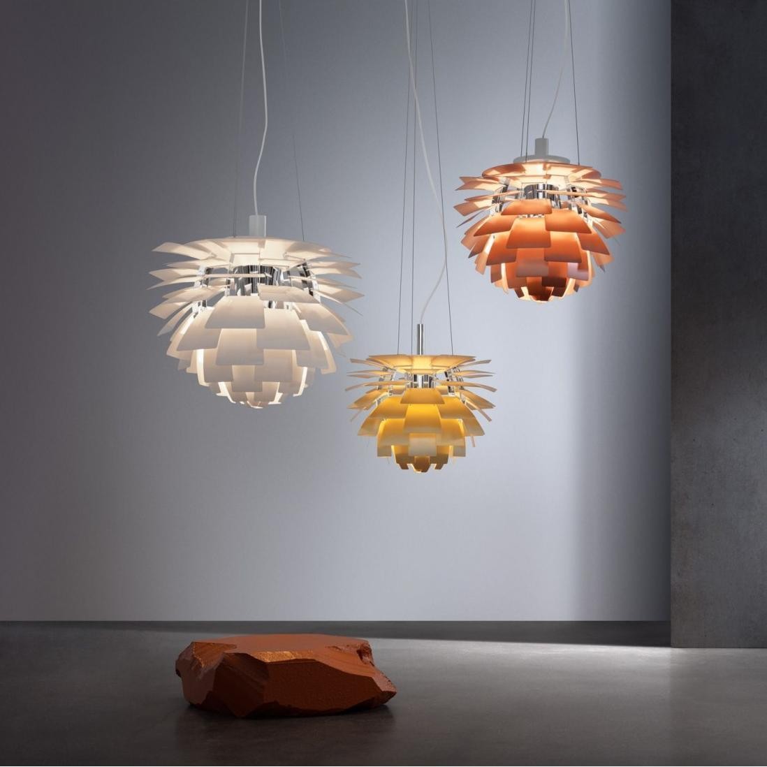 Modern Sculptural Layered Pendant Light