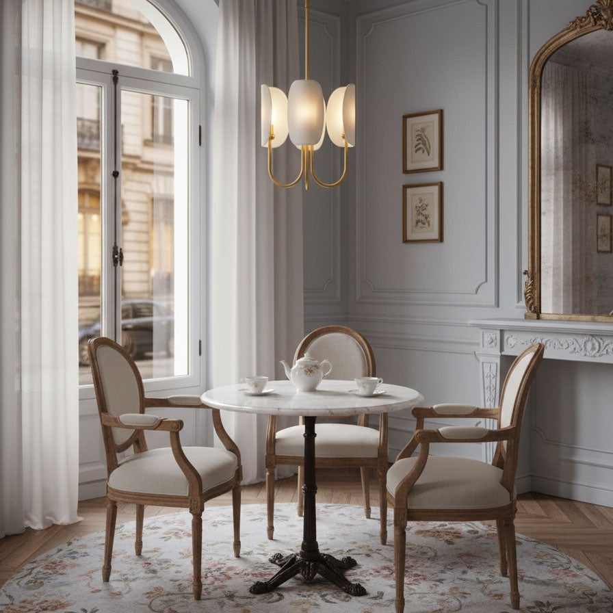 Leaf Brass Chandelier D548