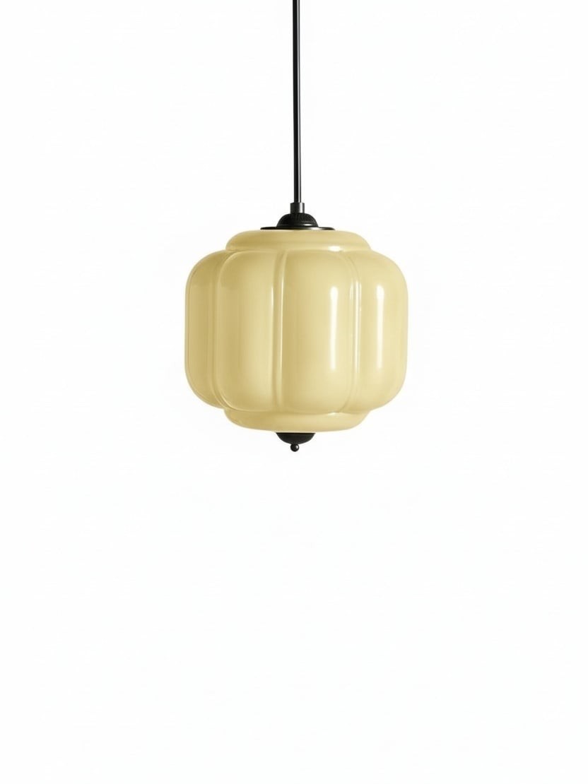 Eloise Vintage Glass Chandelier - Milk Glass Home Accent T289
