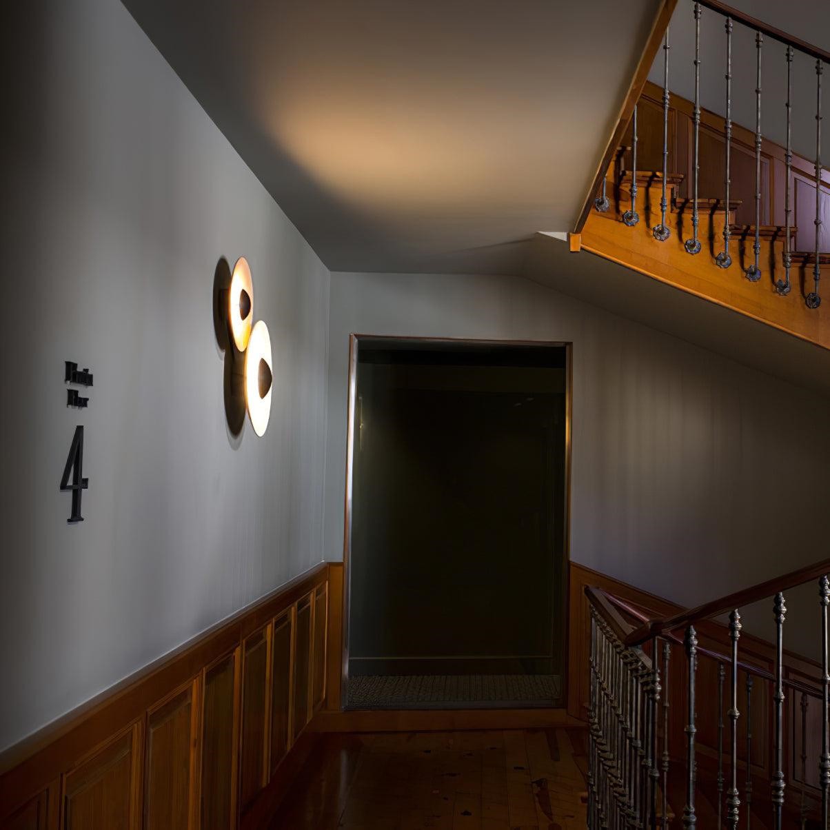 Simplicity Round Ginger Glow Wall Light S188