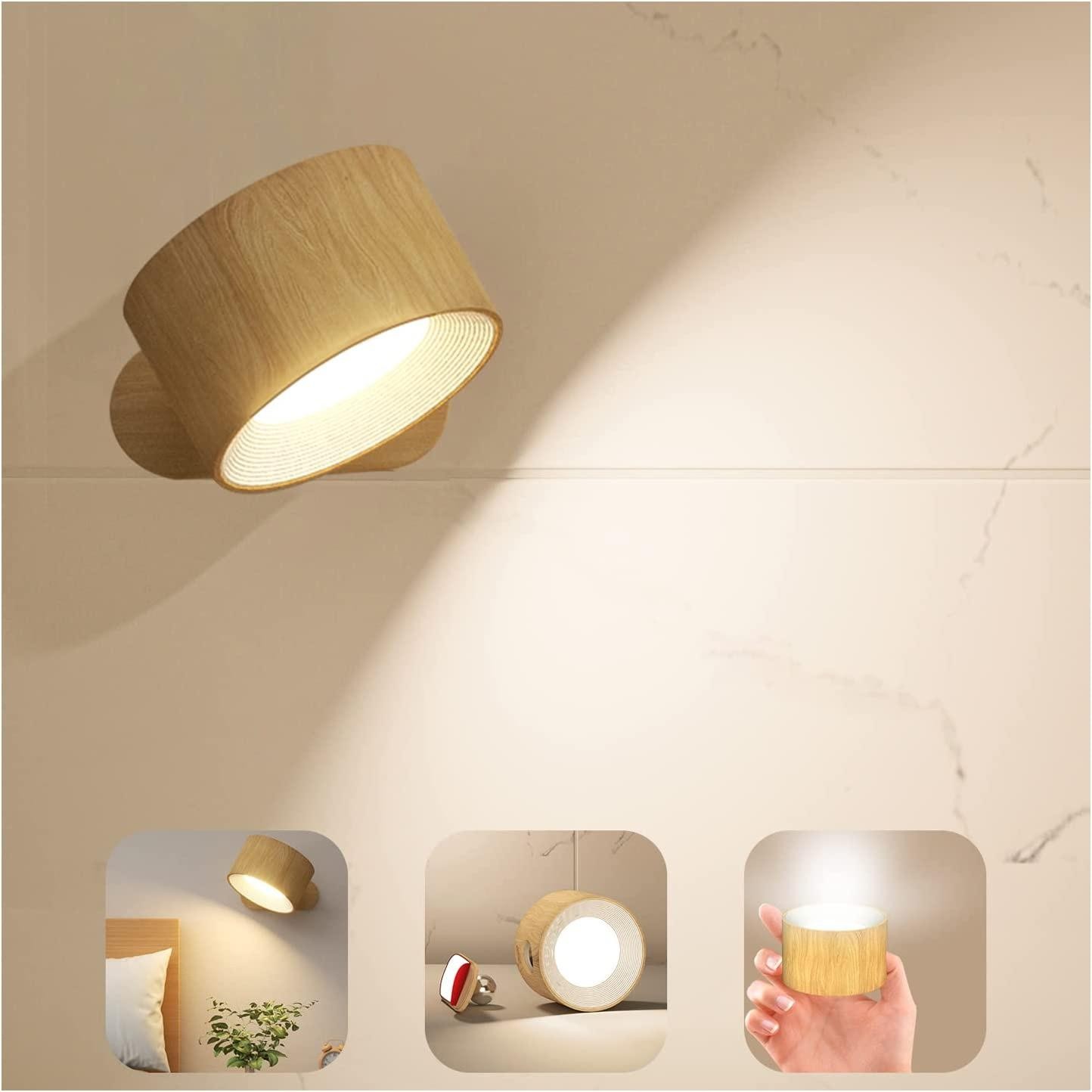 Touch Adjustable Rechargeable LED Portable Bedside Reading Lamp S58