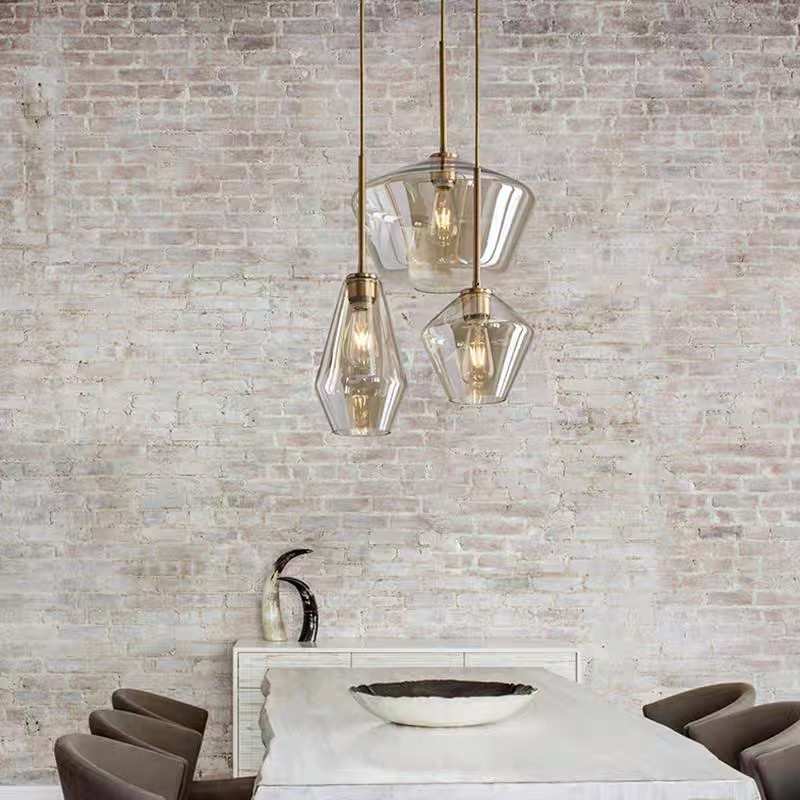 Retro Arclinea Glass Pendant Light For Living Room