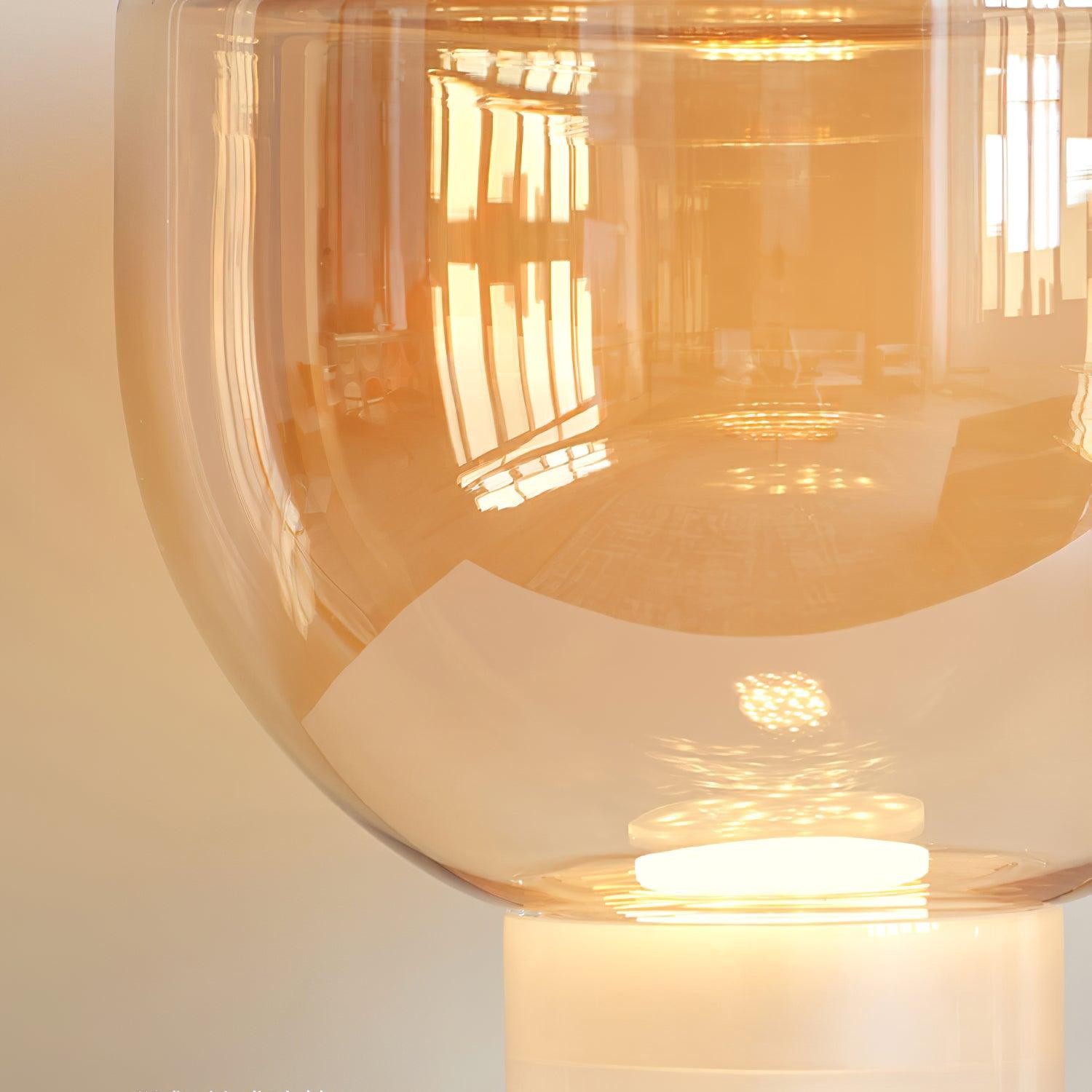 Nordic Simple Modern Luxury Glass Table Lamp For Study Room M412