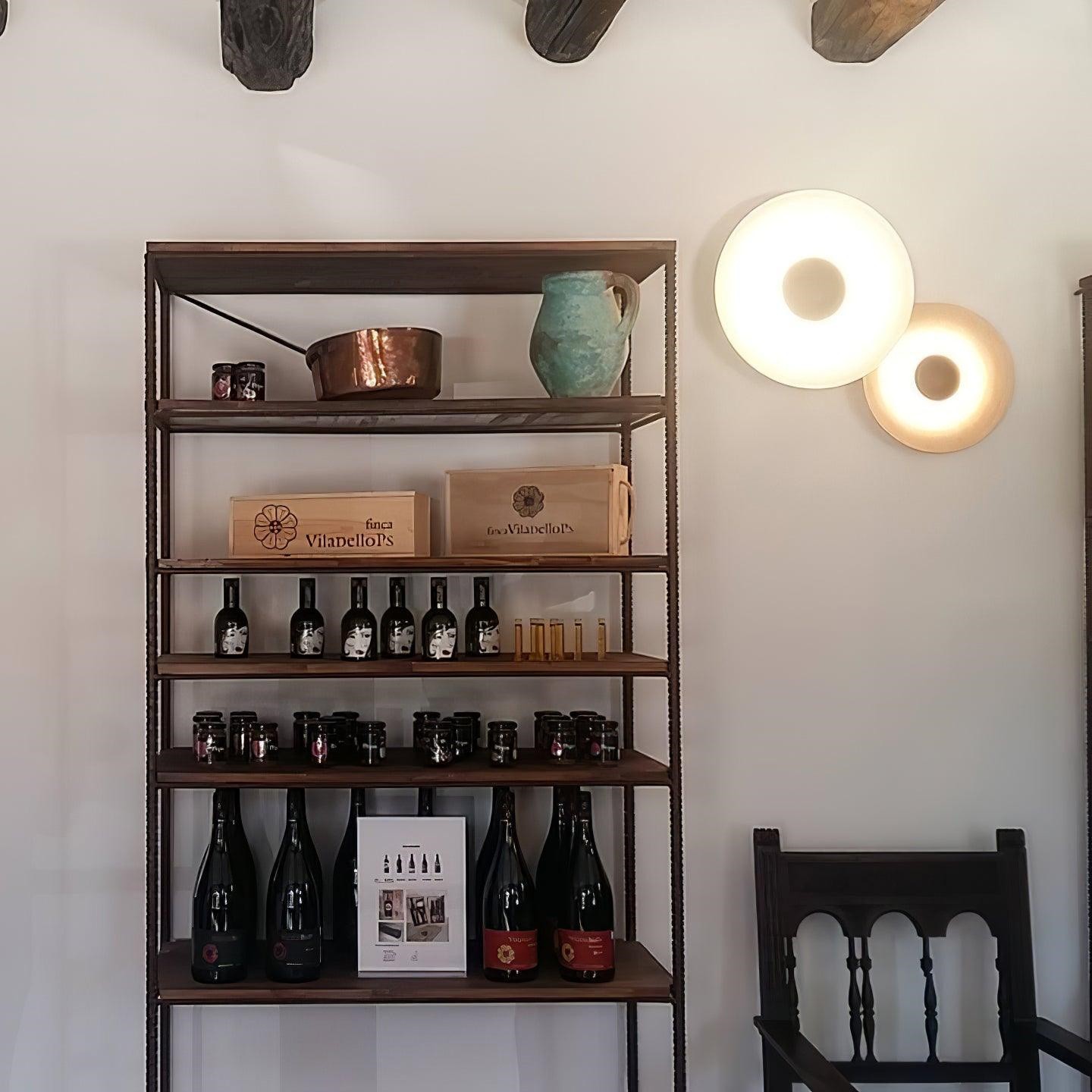 Simplicity Round Ginger Glow Wall Light S188