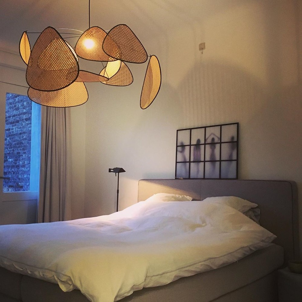 Vintage Rattan Pendant Light
