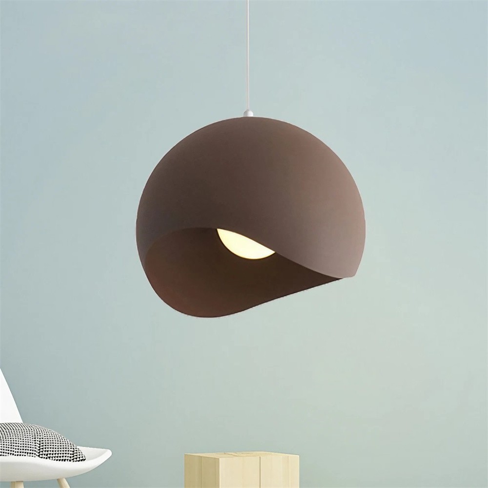 Nordic Macaron Eggshell Metal Pendant Lamp S105